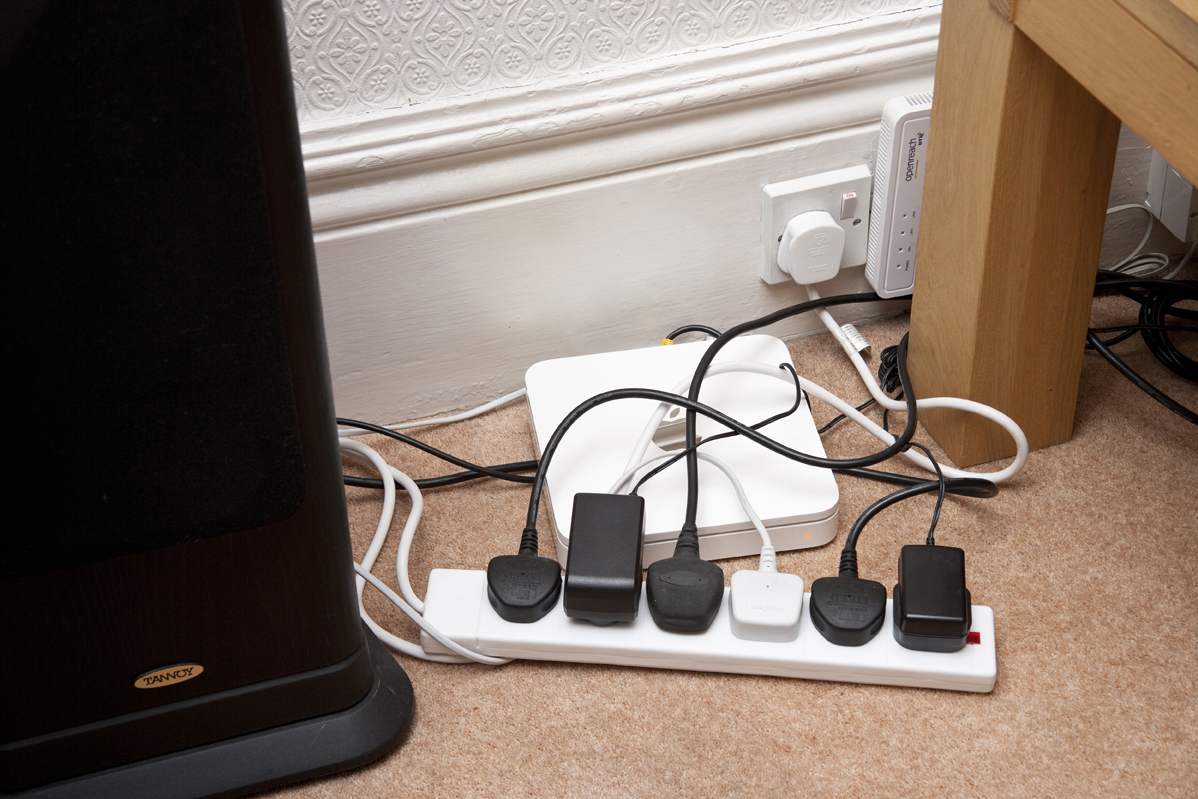 Cable Tidy Unit Before