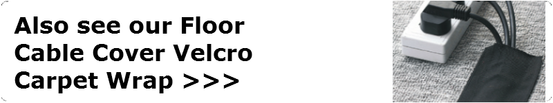 Floor Cable Cover Velcro Carpet Wrap