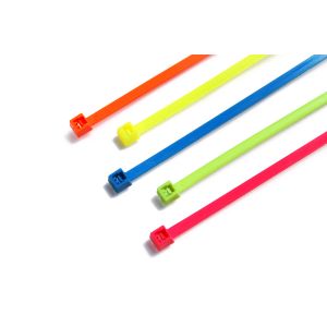 Neon Orange Cable Ties 