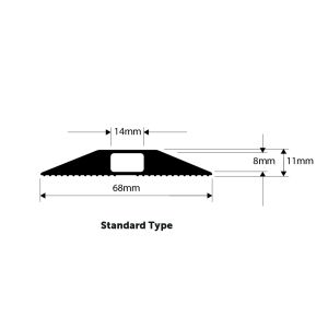 Snap-Fit Cable Protector - Standard Type - 3 mtr lengths