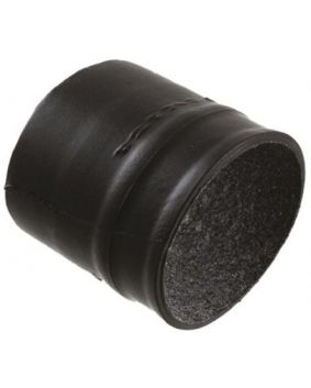 202K153-25/225-0 Straight Cable Boot Black with Lip