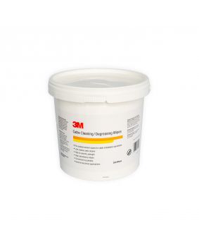 3M Cable Cleaning / Degreasing Wipes - 250pc Tub