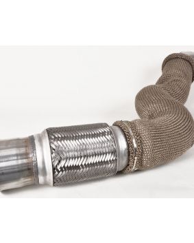 HILBAS Thermal Exhaust Pipe Insulation Expandable Sleeve 102.0mm Diameter