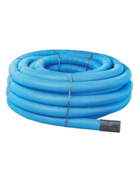 Twin Wall Water Ducting Conduit 94mm ID & 110mm OD in Blue - Bulk Qty