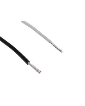 24 AWG TYPE A BS3G 210 Silver Conductor Wire - Black & White