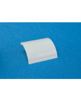 22 x 22mm Clip-Over Outlet Connector White 