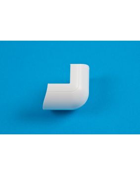 30 x 15mm Clip-Over External Bend White