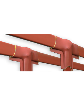 Raychem HVIS Insulation Sheet for Busbar Joint and Repair on a busbar tree with a white background