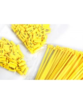 Printed Cable Ties with Months of the Year
