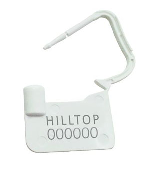 Airline Padlock Seal, anti tamper plastic padlock white 