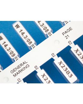 MG-TPM Tag 40092 4mm x 15mm White