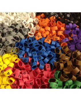 International Colour Coded Heat Shrink Cable Markers size 12.7/6.4