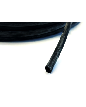 Industrial Grade Santoprene Tubing 7.0mm I/D 1.25mm Wall in Black