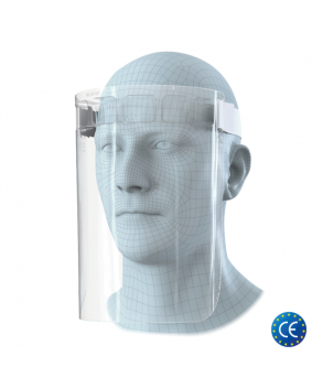 Full Protective Adjustable Face Shields / PPE Visor Protection - Washable