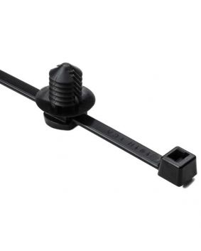 Hellermann T50RFT10 2-Piece Fixing Ties with Fir Tree & Disc 200 x 4.6mm