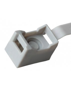 Wall mounting and fastening cable ties