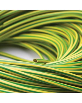 ZH4 Zero Halogen Flame Retardant Sleeving - Green/Yellow - 4mm I/D